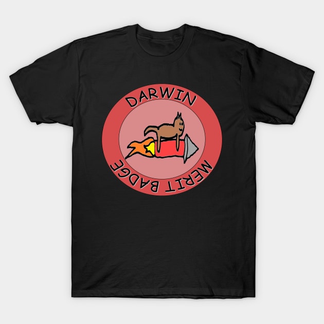 Darwin Merit Badge T-Shirt by GiiPiiD